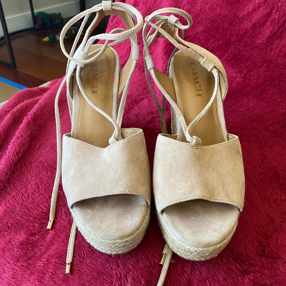 Coach suede espadrilles